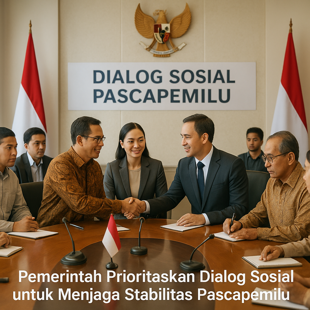 Pemerintah Prioritaskan Dialog Sosial untuk Menjaga Stabilitas Pascapemilu