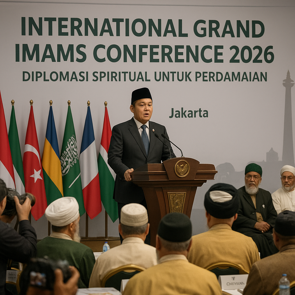Menag Buka International Grand Imams Conference 2026, Dorong Diplomasi Spiritual untuk Perdamaian