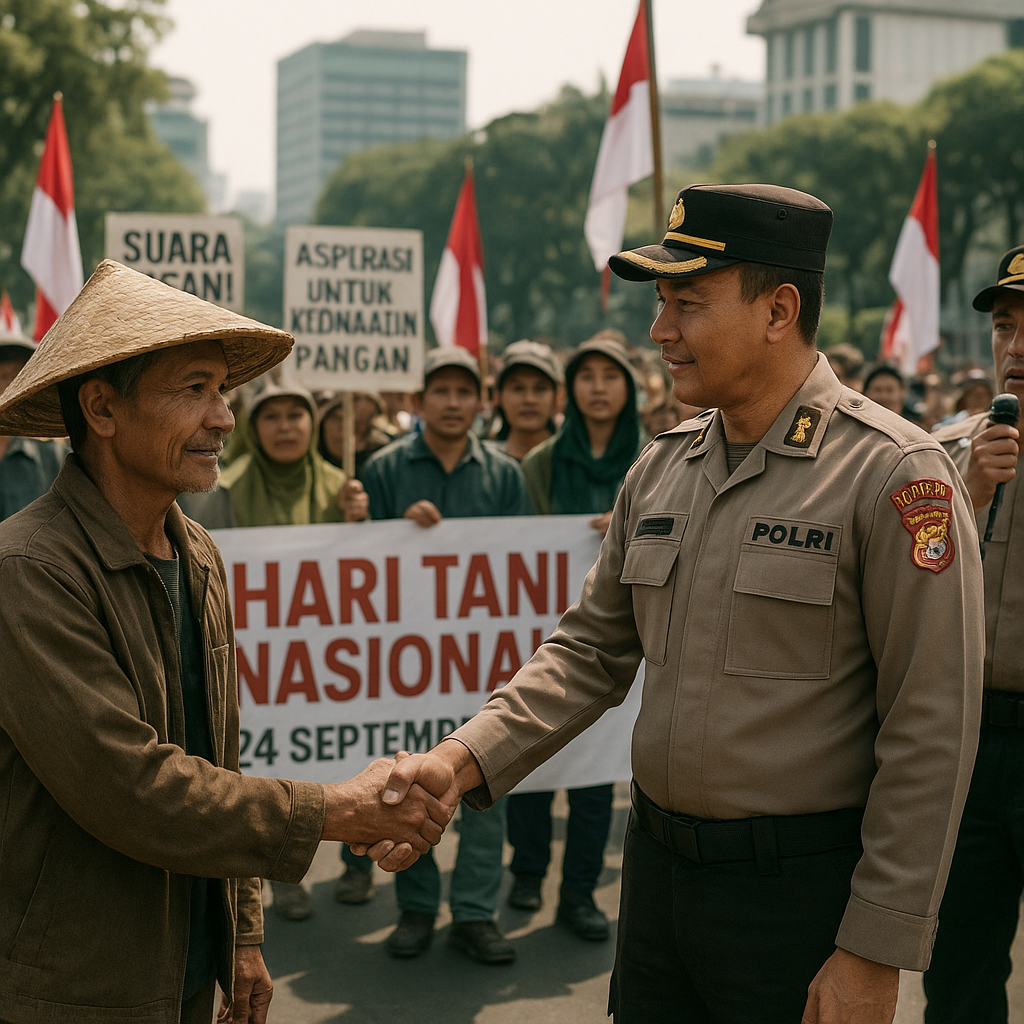 Polri Pastikan Penyampaian Aspirasi di Hari Tani Nasional Berjalan Aman dan Tertib