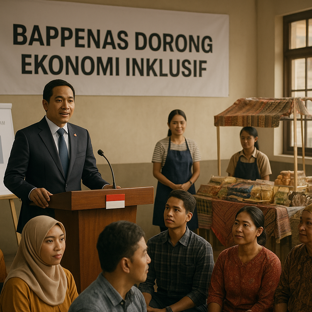 Bappenas Dorong Ekonomi Inklusif untuk Tekan Kesenjangan dan Cegah Konflik Sosial