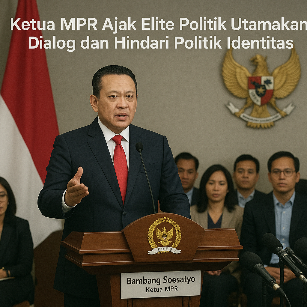 Ketua MPR Ajak Elite Politik Utamakan Dialog dan Hindari Politik Identitas