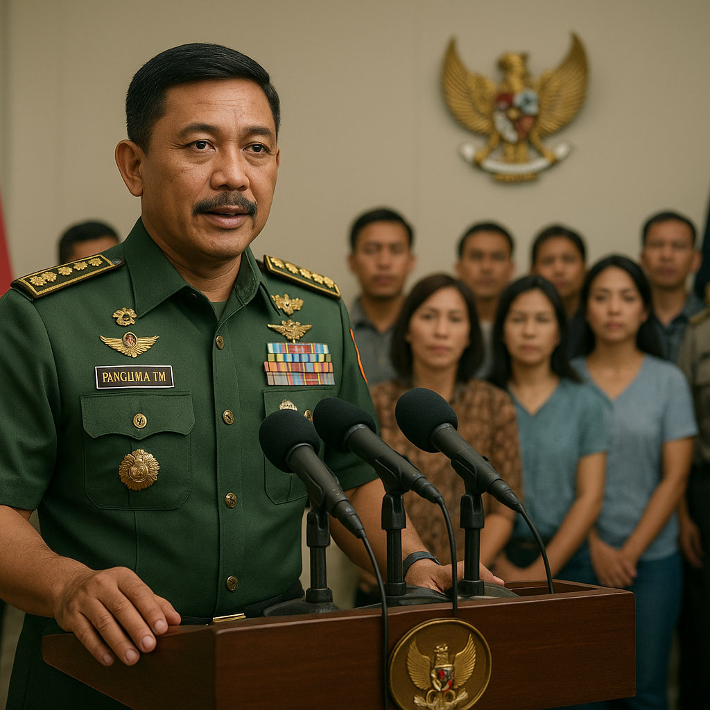 Panglima TNI: Keamanan Nasional Tidak Hanya Tugas TNI-Polri, Tapi Seluruh Rakyat
