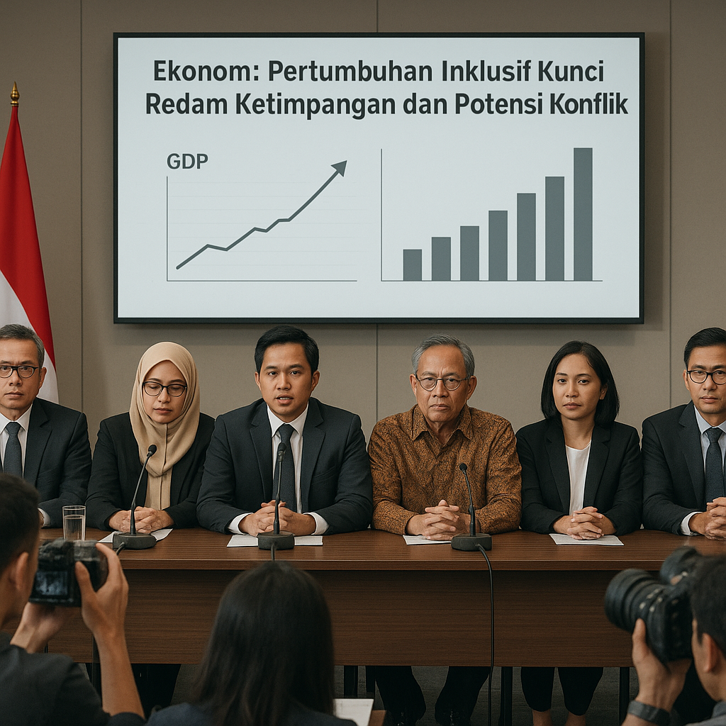 Ekonom: Pertumbuhan Inklusif Kunci Redam Ketimpangan dan Potensi Konflik