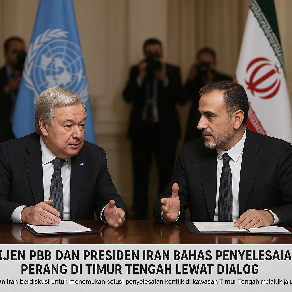 Sekjen PBB dan Presiden Iran Bahas Penyelesaian Perang di Timur Tengah Lewat Dialog