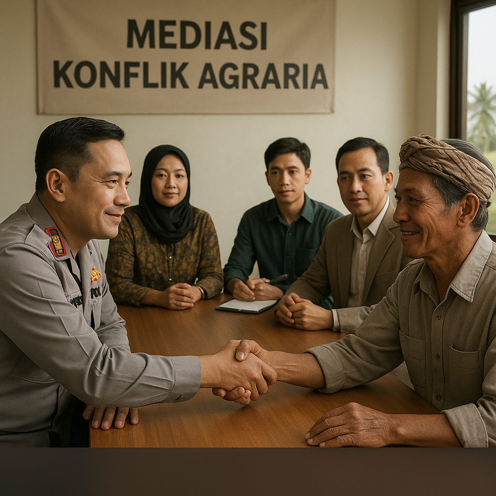 Kapolri Instruksikan Penyelesaian Konflik Agraria dengan Pendekatan Win-Win Solution