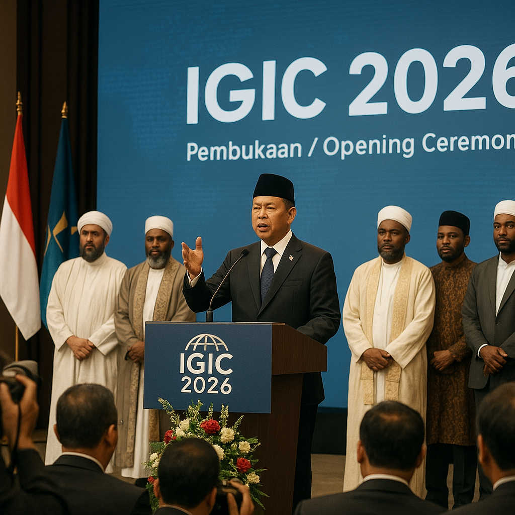 Buka IGIC 2026, Menag Tegaskan Peran Imam Sebagai Duta Perdamaian Dunia