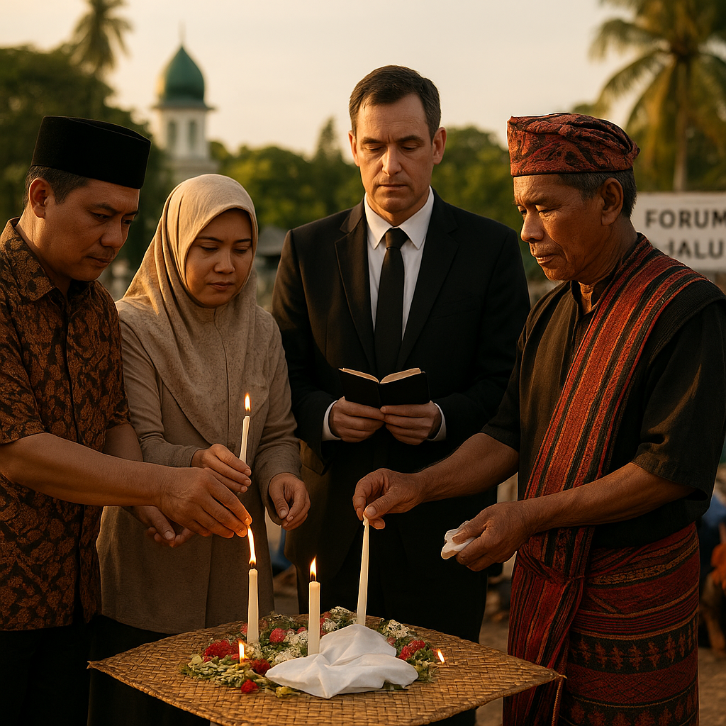 Forum Lintas Agama Maluku Gelar Ritual Bersama, Tebar Pesan Perdamaian Pasca-Konflik