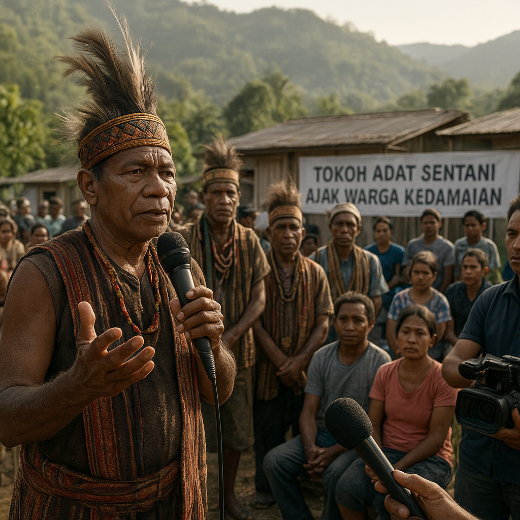 Tokoh Adat Sentani Ajak Warga Jaga Kedamaian dan Tak Terprovokasi Isu Roma Agreement