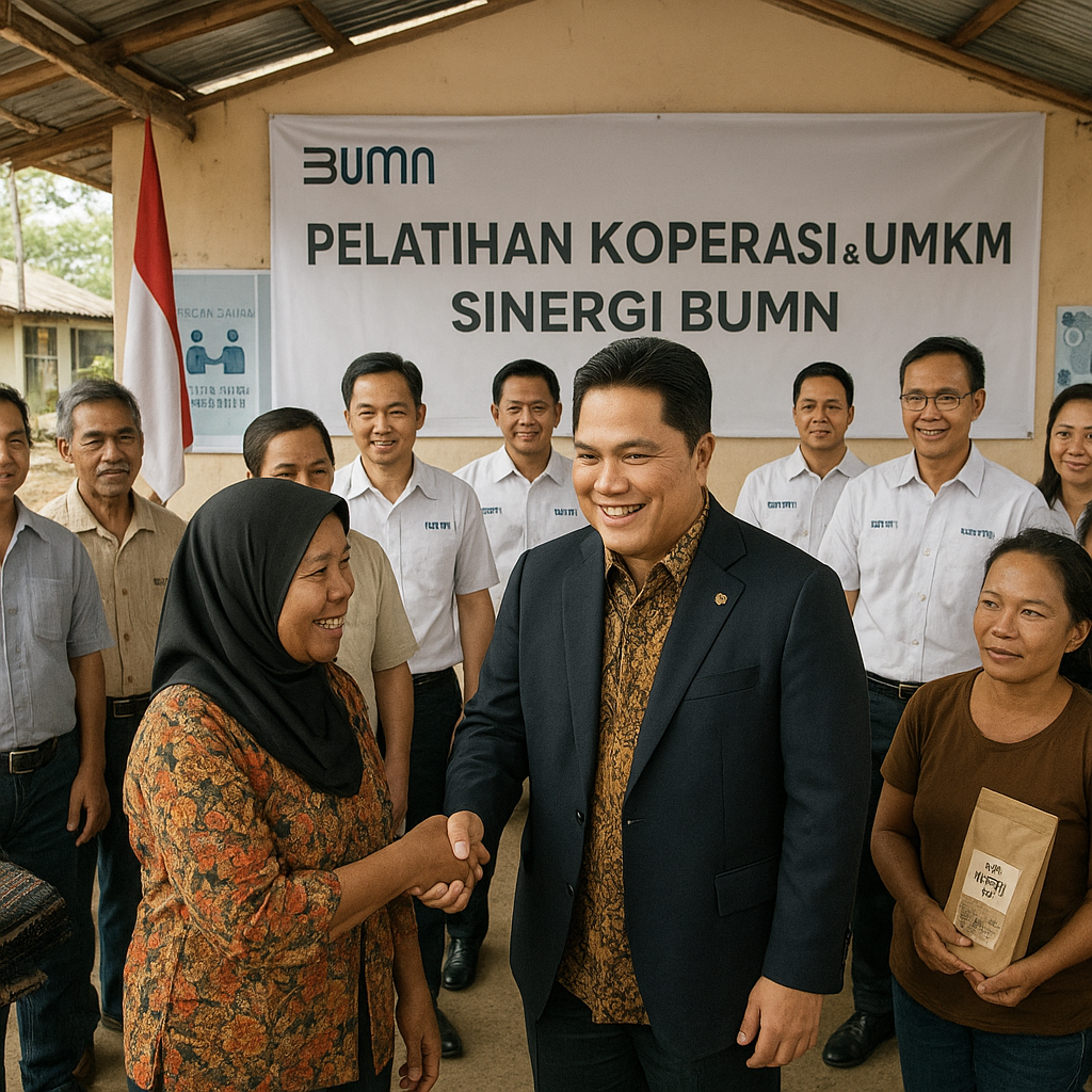 Menteri BUMN Ajak Perusahaan Negara Jadi Penggerak Ekonomi Kerakyatan di Daerah Konflik