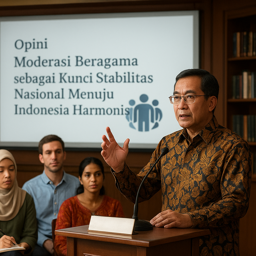 Opini: Moderasi Beragama sebagai Kunci Stabilitas Nasional Menuju Indonesia Harmonis
