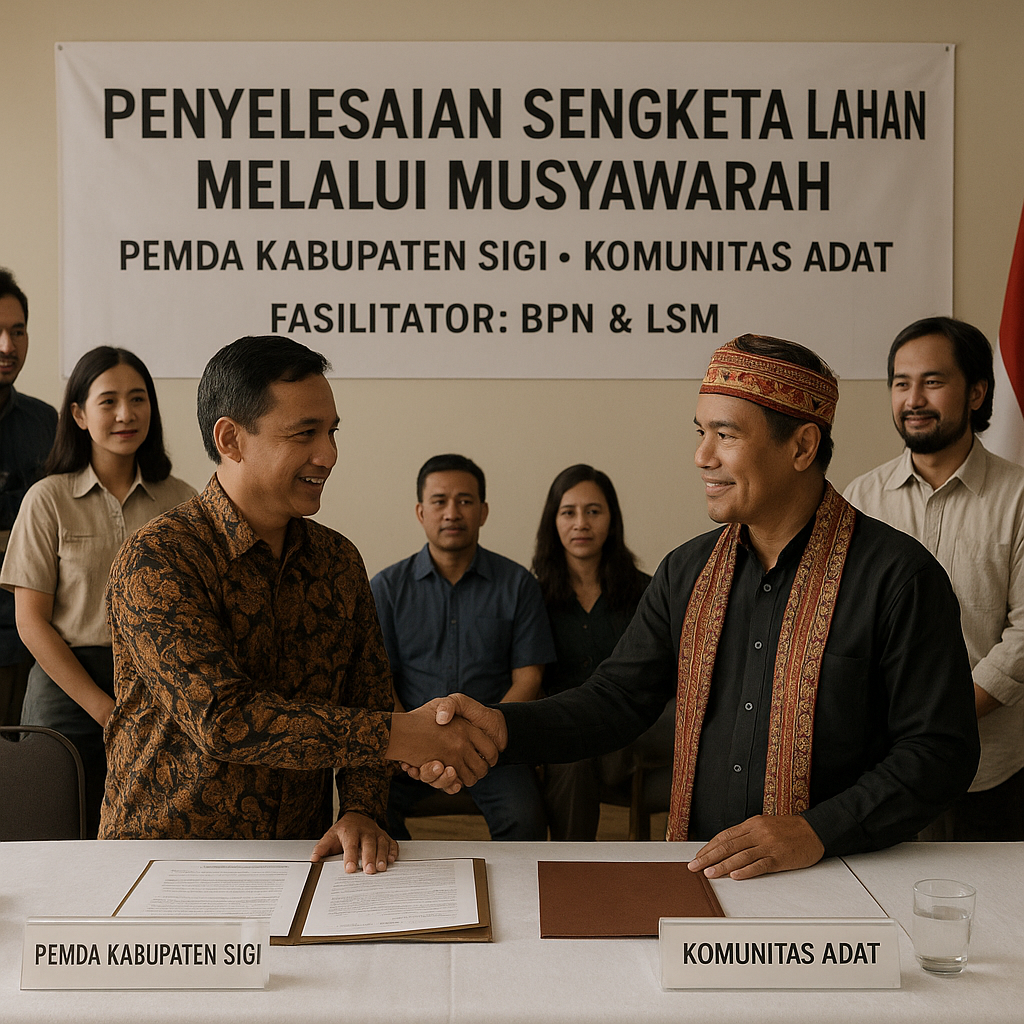 Pemda dan Komunitas Adat Sepakati Penyelesaian Sengketa Lahan Melalui Musyawarah