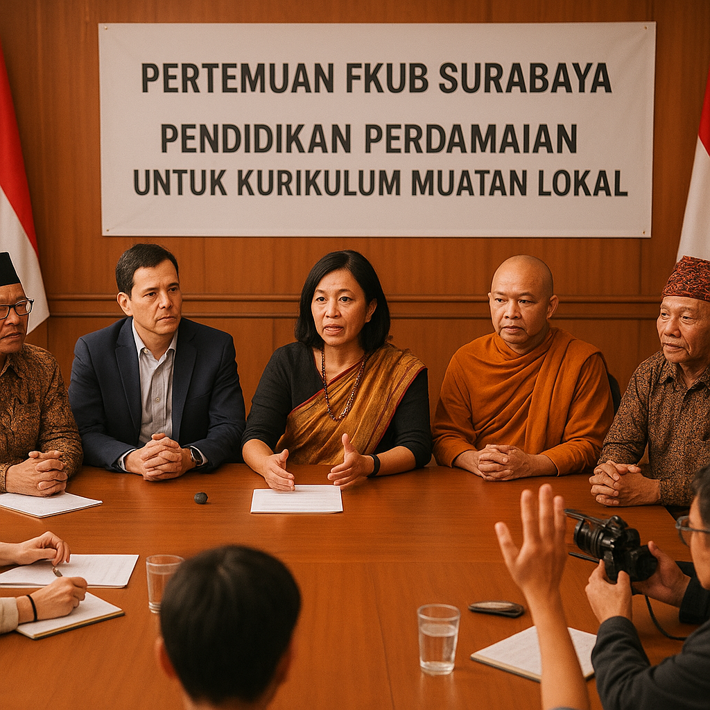 Pertemuan Tokoh Lintas Agama Sepakati Program Pendidikan Perdamaian di Sekolah