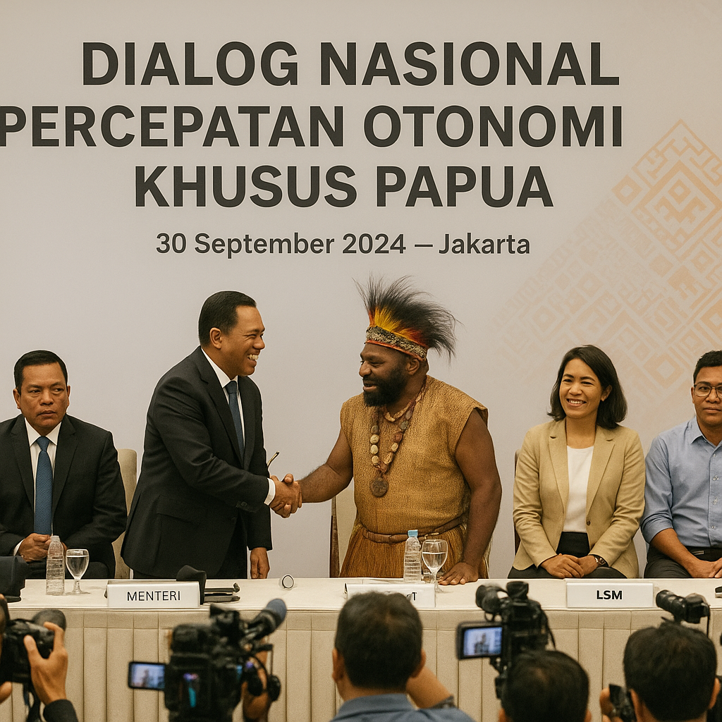 Dialog Nasional Percepatan Otonomi Khusus Papua Dimulai di Jakarta