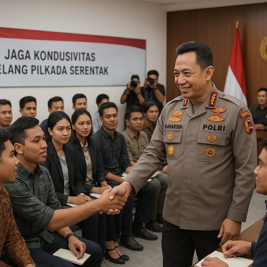 Kapolri Ajak Tokoh Pemuda Jaga Kondusivitas Jelang Pilkada Serentak