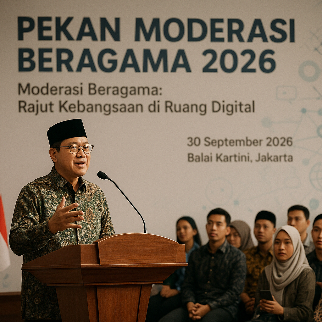 Menag: Moderasi Beragama Kunci Rajut Kebangsaan di Ruang Digital