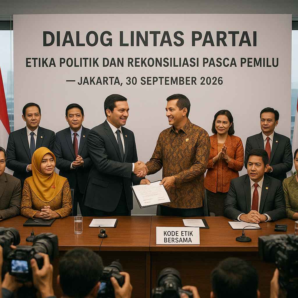 Dialog Lintas Partai Bahas Etika Politik dan Rekonsiliasi Pasca Pemilu