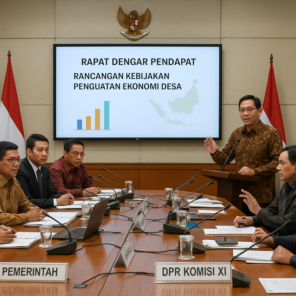 Pemerintah dan DPR Bahas Rancangan Kebijakan Inklusif untuk Penguatan Ekonomi Desa