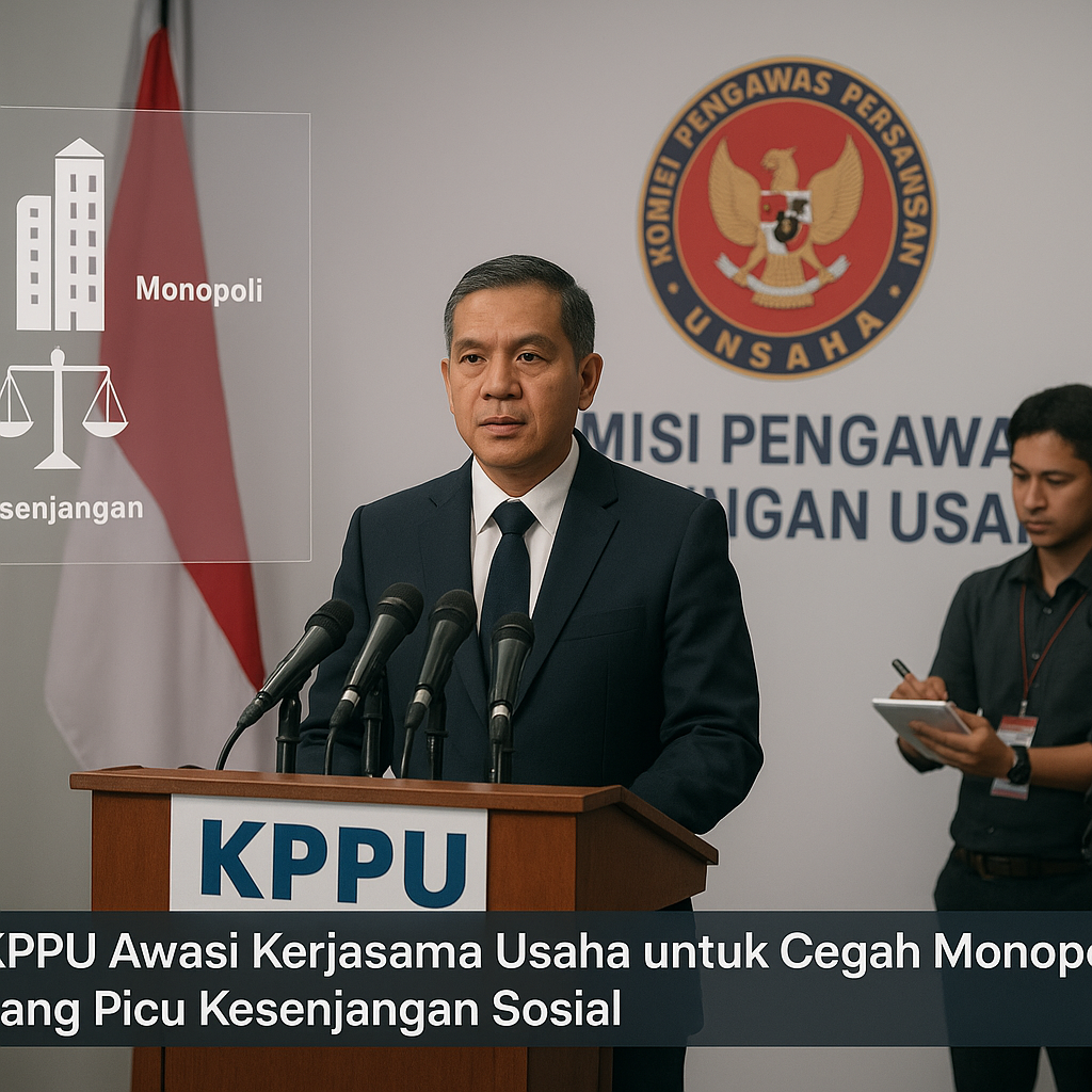 KPPU Awasi Kerjasama Usaha untuk Cegah Monopoli yang Picu Kesenjangan Sosial