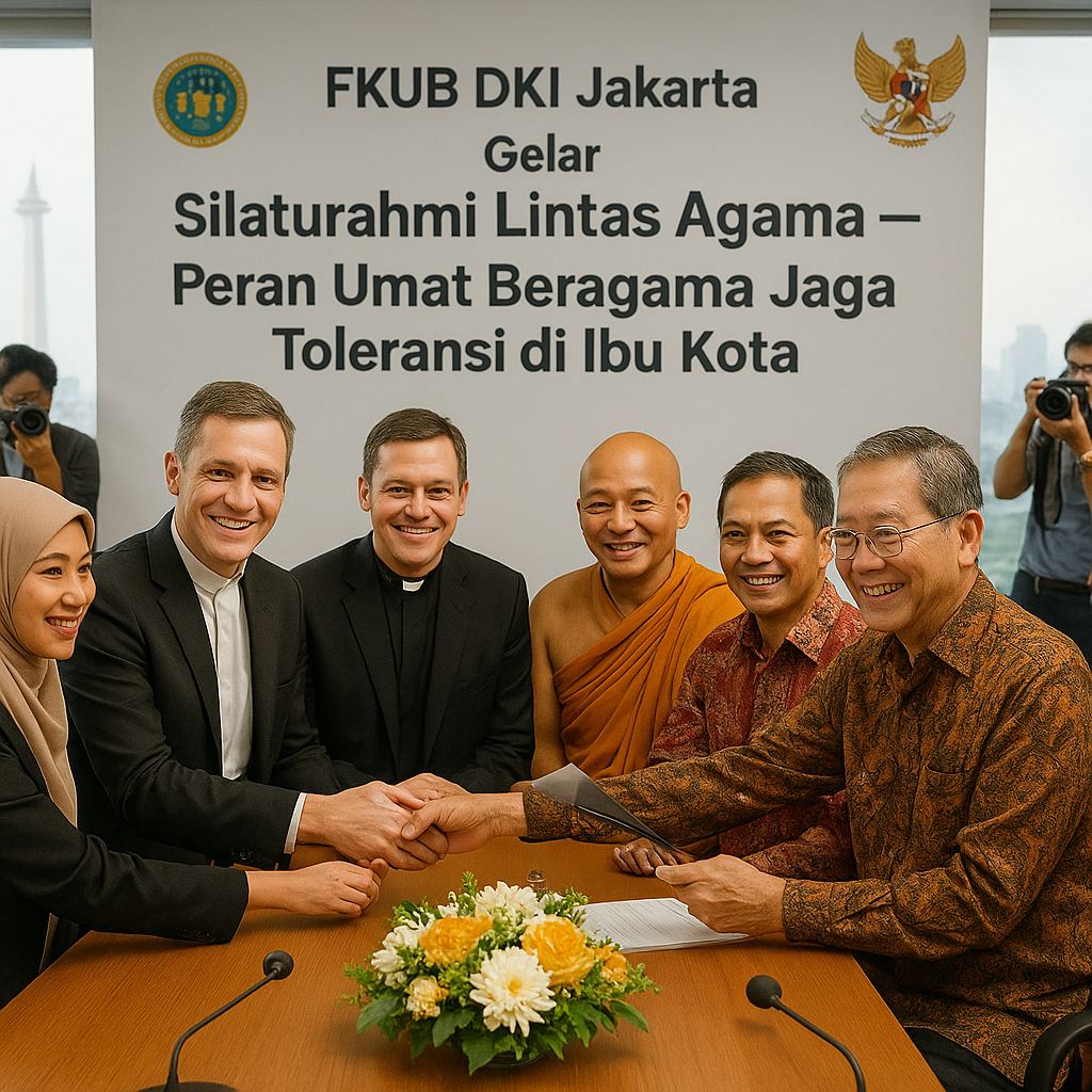 FKUB DKI Jakarta Gelar Silaturahmi Lintas Agama Bahas Peran Umat Beragama Jaga Toleransi di Ibu Kota