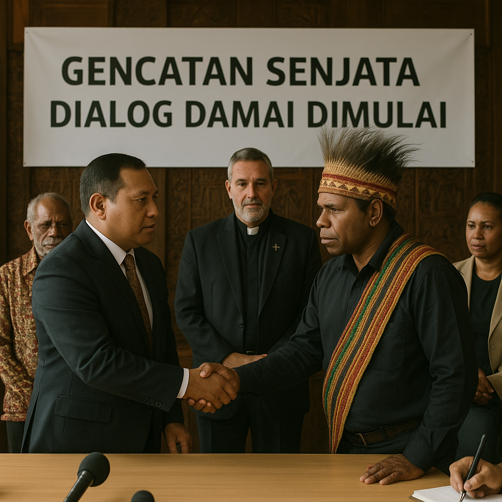 Pemerintah dan Kelompok Separatis Papua Sepakat Gencatan Senjata, Dialog Damai Dimulai