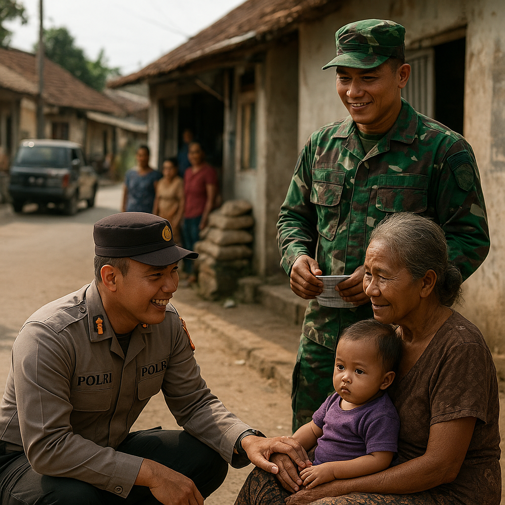 Polri dan TNI Tingkatkan Patroli Humanis di Wilayah Rawan Konflik