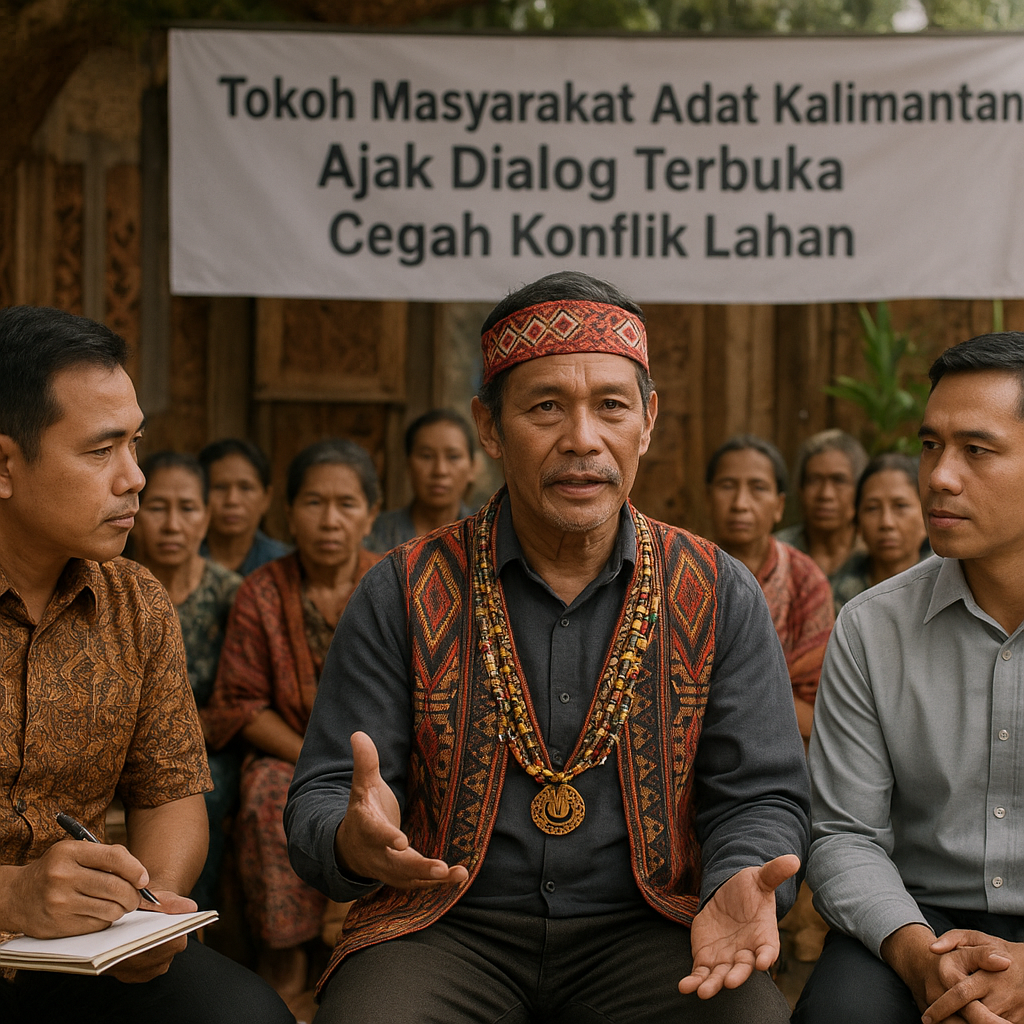 Tokoh Masyarakat Adat Kalimantan Ajak Dialog Terbuka Cegah Konflik Lahan