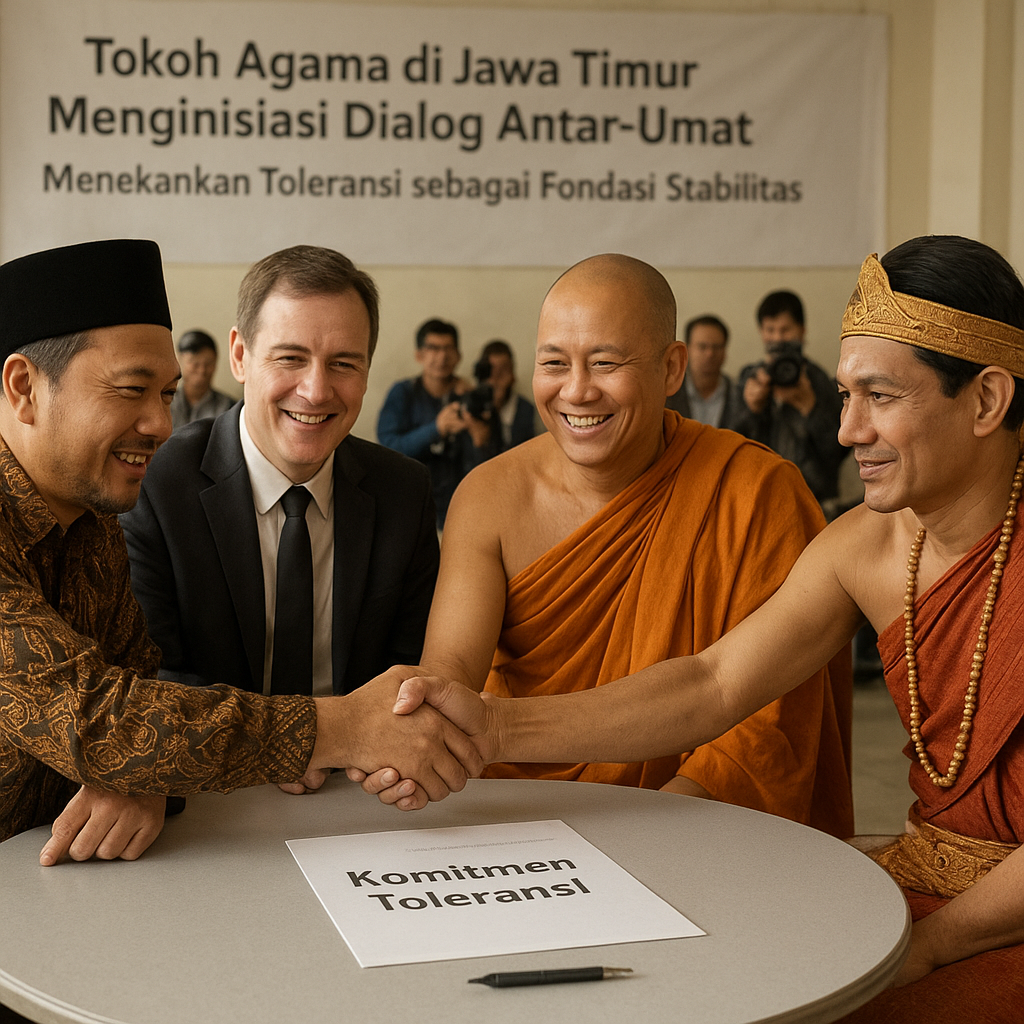 Tokoh Agama di Jawa Timur Menginisiasi Dialog Antar-Umat, Menekankan Toleransi sebagai Fondasi Stabilitas