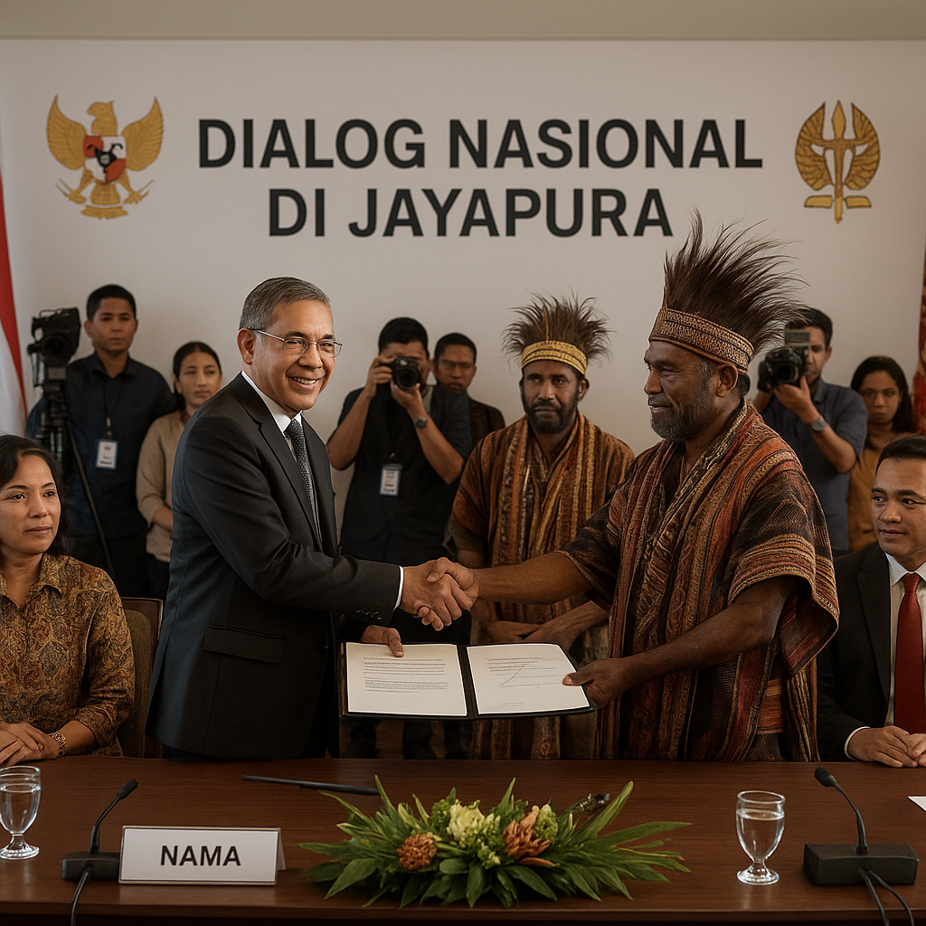 Pemerintah dan Lembaga Adat Papua Gelar Dialog Nasional untuk Penyelesaian Konflik