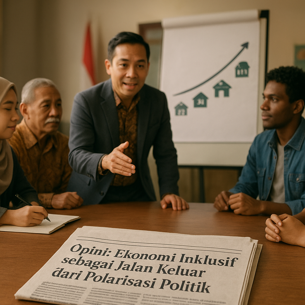 Opini: Ekonomi Inklusif sebagai Jalan Keluar dari Polarisasi Politik