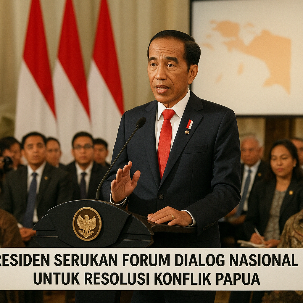 Presiden Serukan Forum Dialog Nasional untuk Resolusi Konflik Papua