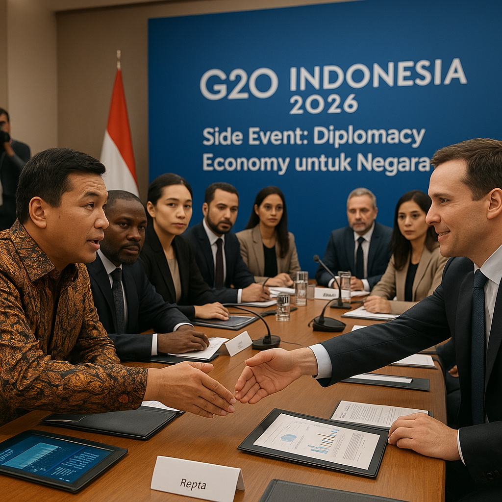 G20 Indonesia 2026: Pertemuan Side Event Fokus pada Diplomacy Economy untuk Negara Konflik