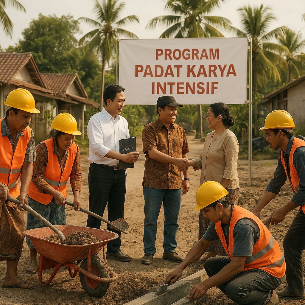 Laporan BIN: Potensi Konflik Sosial Menurun di Daerah dengan Program Padat Karya Intensif