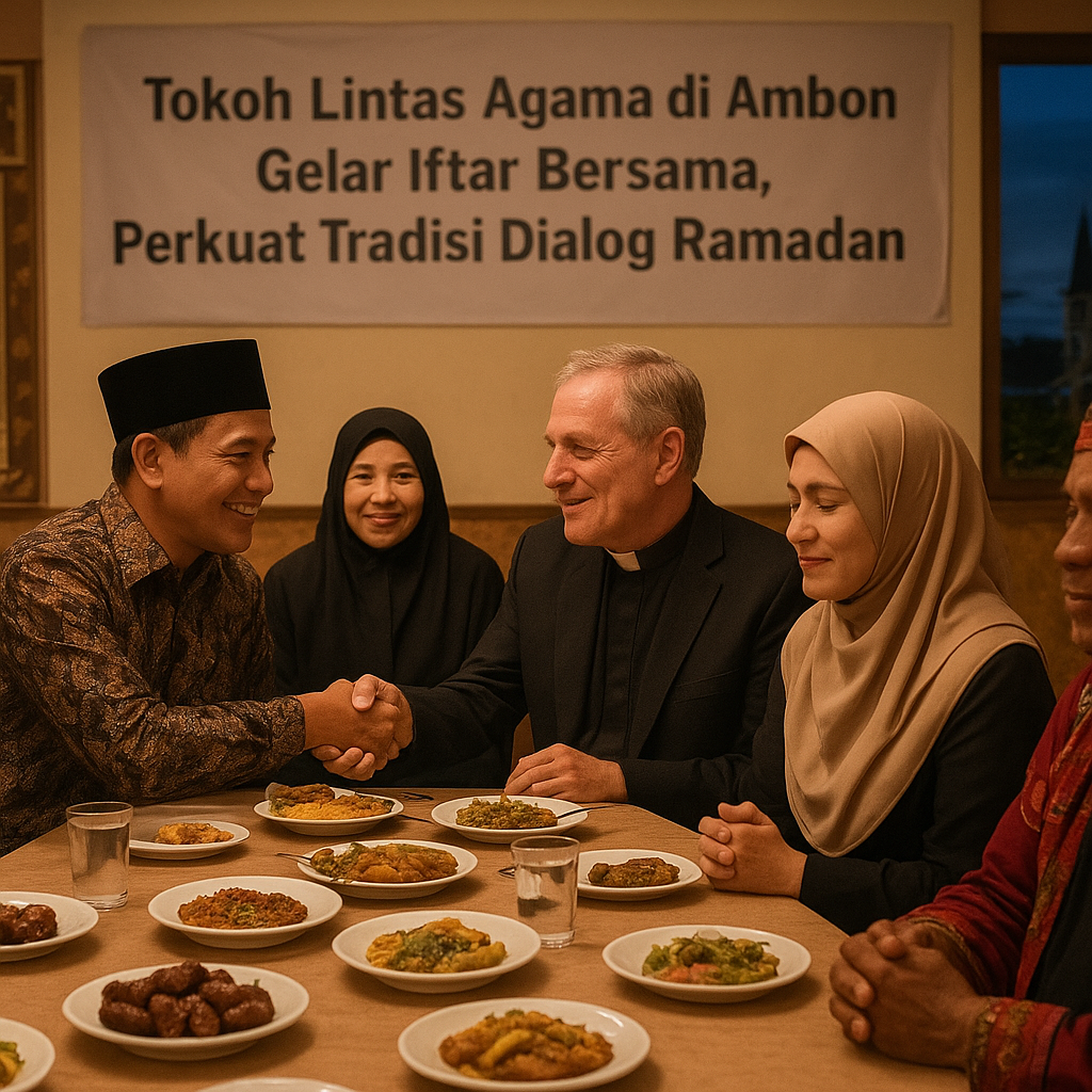 Tokoh Lintas Agama di Ambon Gelar Iftar Bersama, Perkuat Tradisi Dialog Ramadan