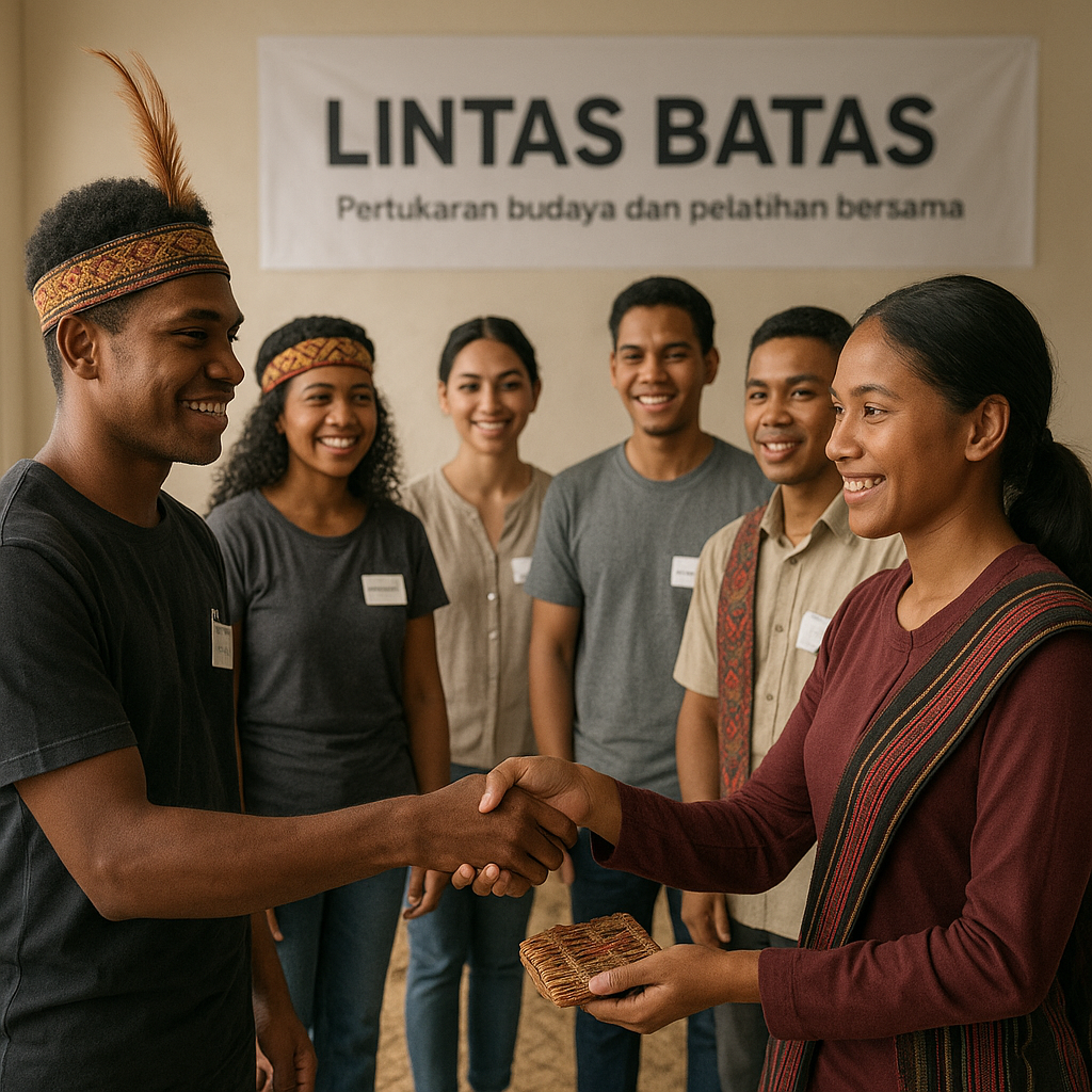 Inisiatif 'Lintas Batas' oleh Pemuda dari Papua dan Maluku untuk Membangun Jaringan Sosial-Budaya