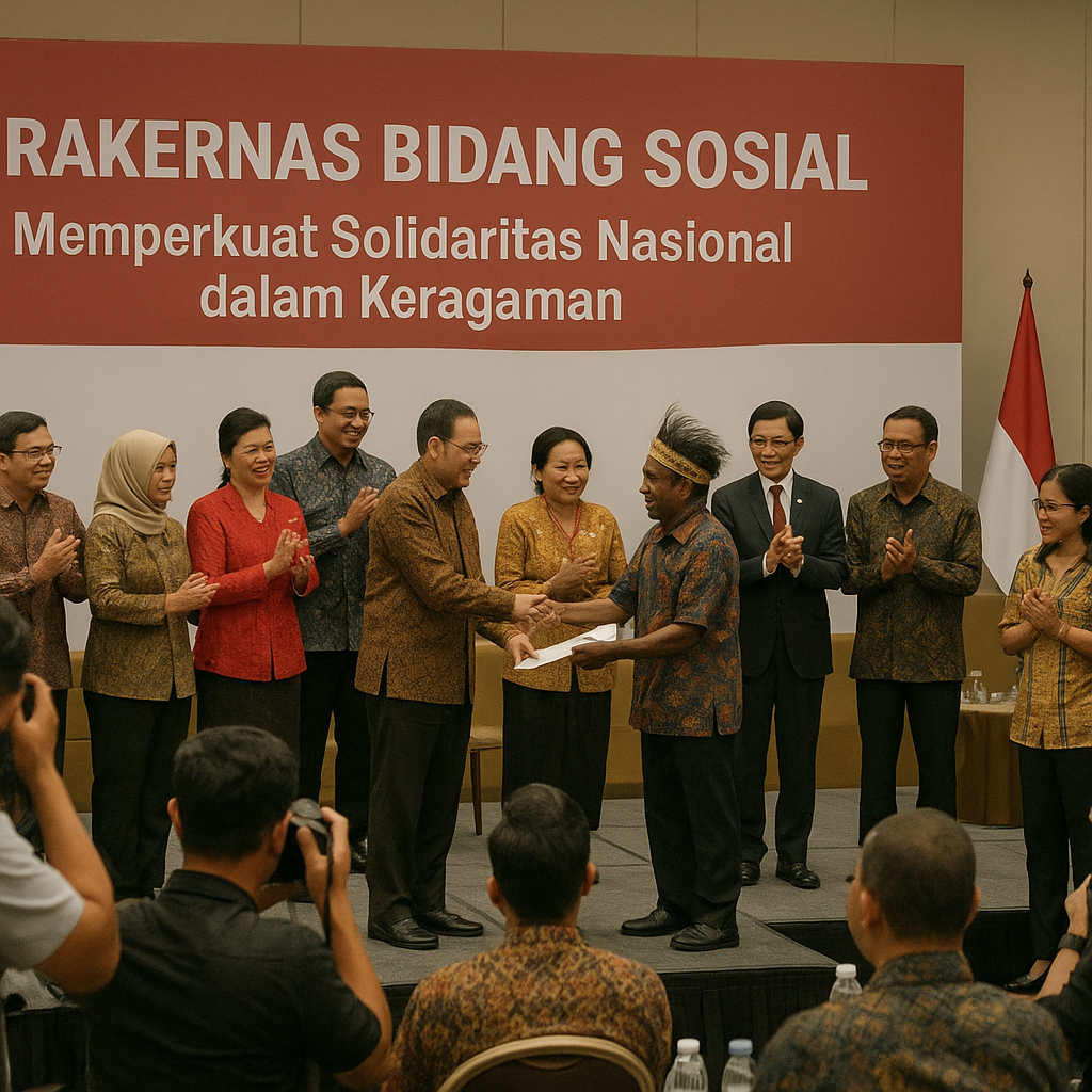 Pemerintah Menggelar Rakernas Bidang Sosial dengan Tema 'Memperkuat Solidaritas Nasional dalam Keragaman'
