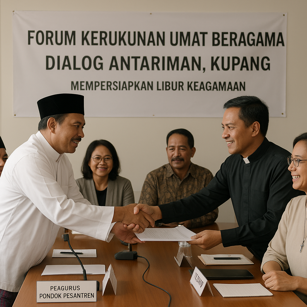 Pesantren dan Gereja di Kupang Gelar Dialog Antariman untuk Mempersiapkan Libur Keagamaan