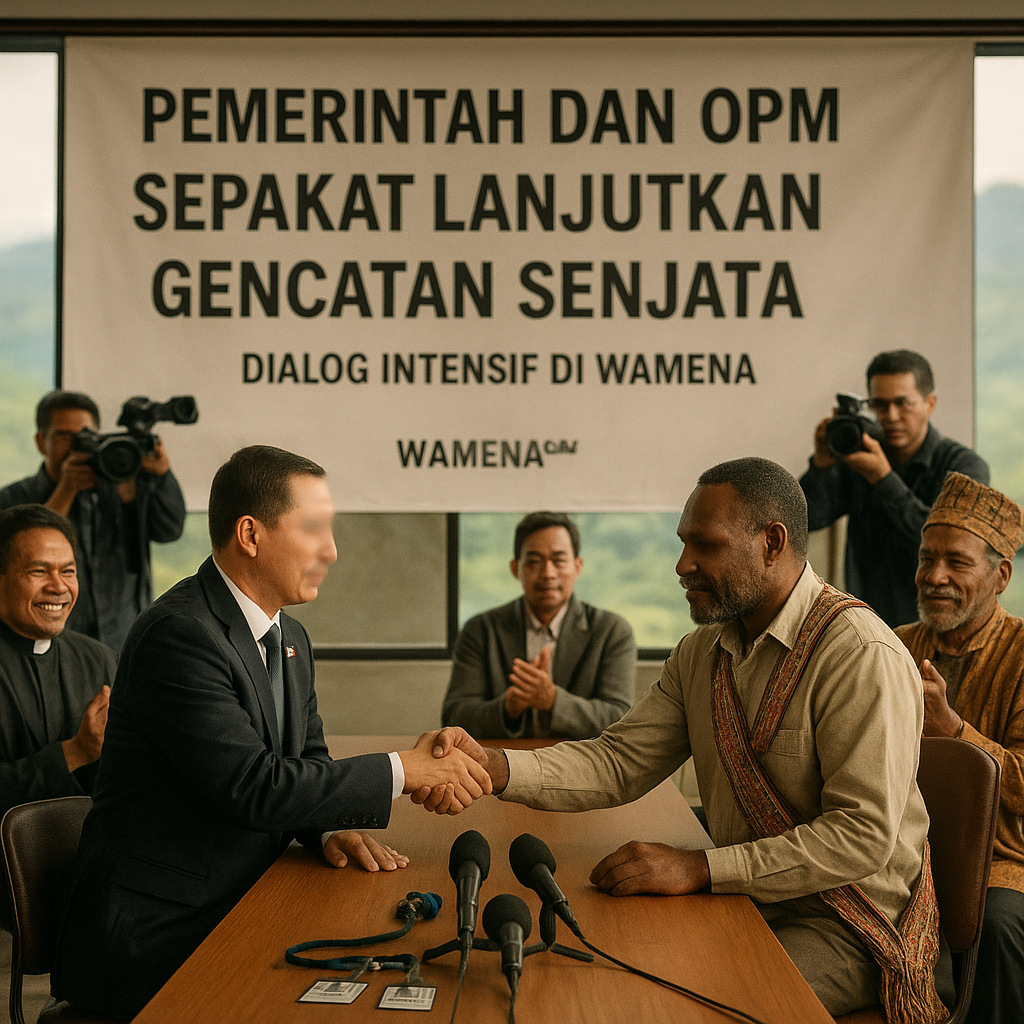 Pemerintah dan OPM Sepakat Lanjutkan Gencatan Senjata, Dialog Intensif di Wamena