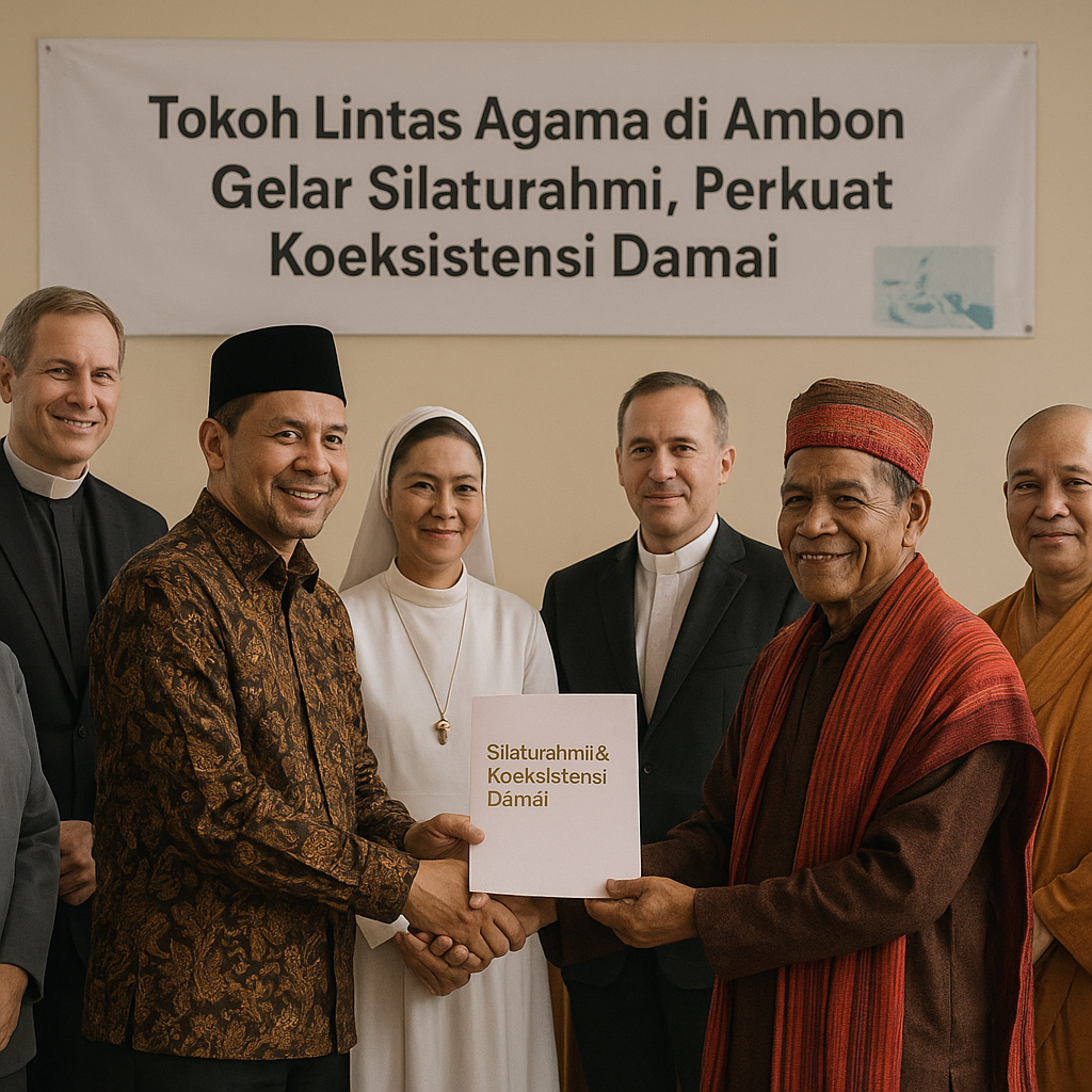 Tokoh Lintas Agama di Ambon Gelar Silaturahmi, Perkuat Koeksistensi Damai