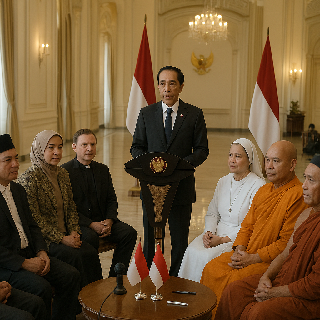 Presiden Undang Tokoh Lintas Agama untuk Dialog Kebangsaan di Istana