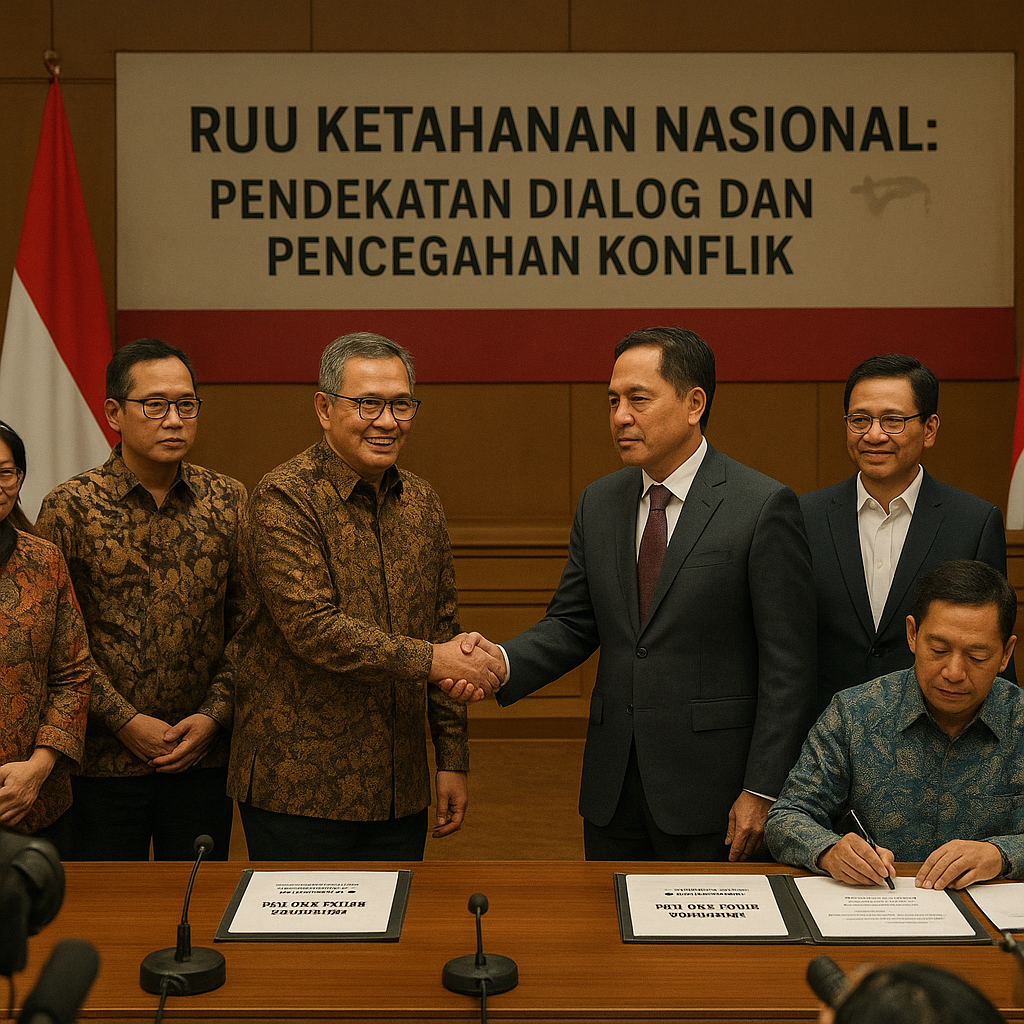 Pemerintah dan DPR Sepakati RUU Ketahanan Nasional yang Lebih Menekankan Pendekatan Dialog