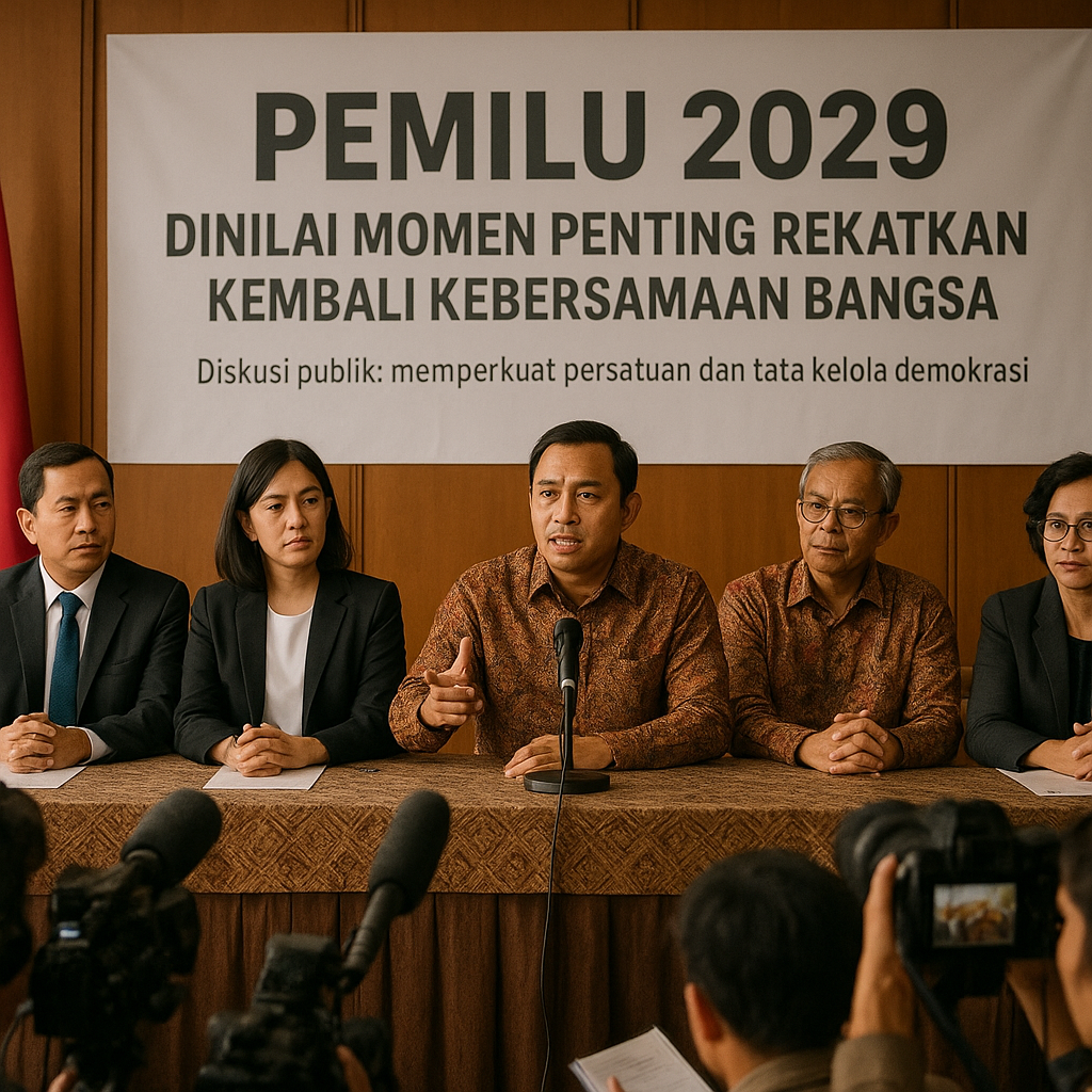 Pemilu 2029 Dinilai Momen Penting Rekatkan Kembali Kebersamaan Bangsa