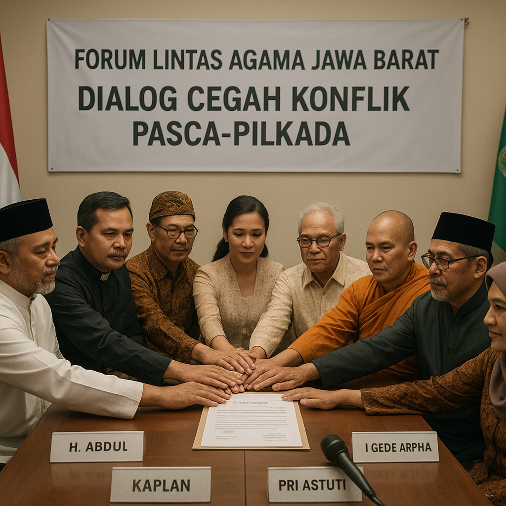 Forum Lintas Agama Jawa Barat Gelar Dialog Cegah Konflik Pasca-Pilkada