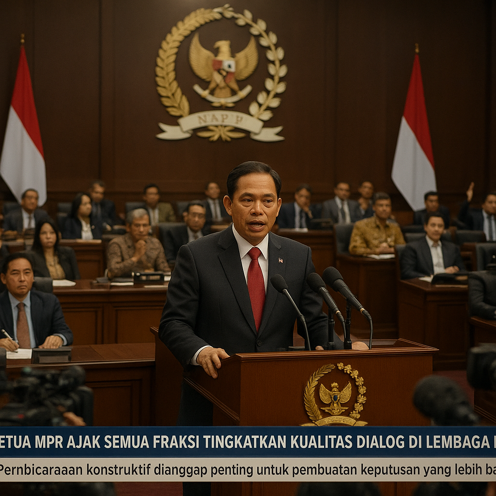 Ketua MPR Ajak Semua Fraksi Tingkatkan Kualitas Dialog di Lembaga Perwakilan