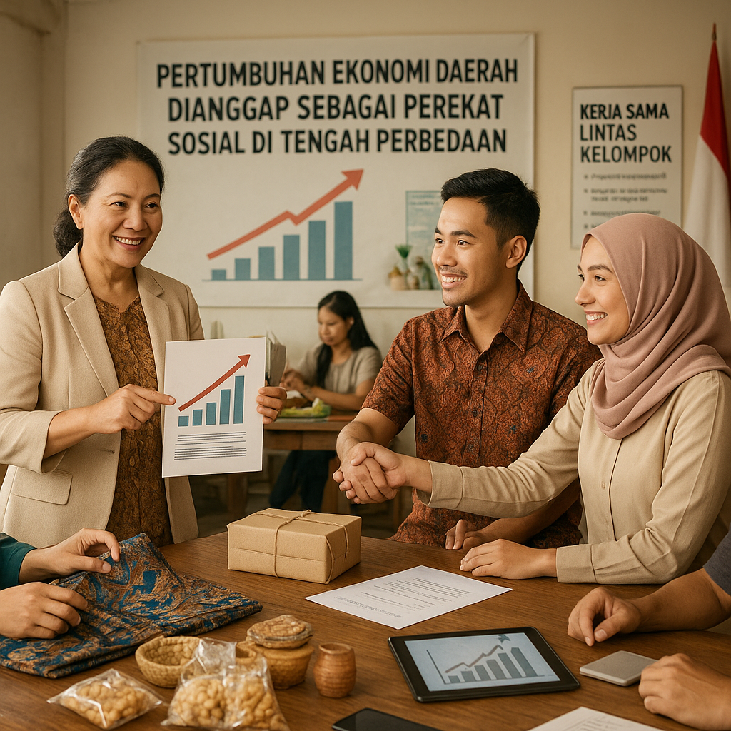 Pertumbuhan Ekonomi Daerah Dianggap sebagai Perekat Sosial di Tengah Perbedaan