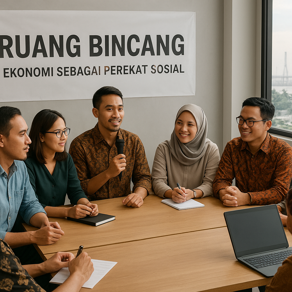 Gelaran 'Ruang Bincang' di Surabaya Bahas Ekonomi Sebagai Perekat Sosial Antar Pemuda