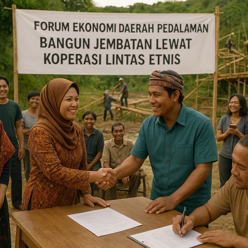 Forum Ekonomi Daerah Pedalaman: Bangun Jembatan lewat Koperasi Lintas Etnis