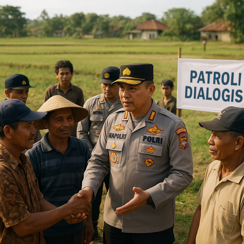 Kapolri Tinjau Pelaksanaan Patroli Dialogis di Wilayah Rawan Konflik Agraria