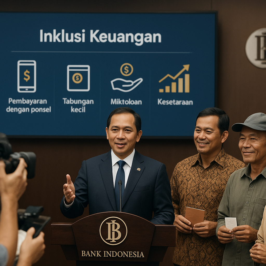 Bank Indonesia Dorong Inklusi Keuangan untuk Tekan Ketimpangan dan Jaga Stabilitas Makro