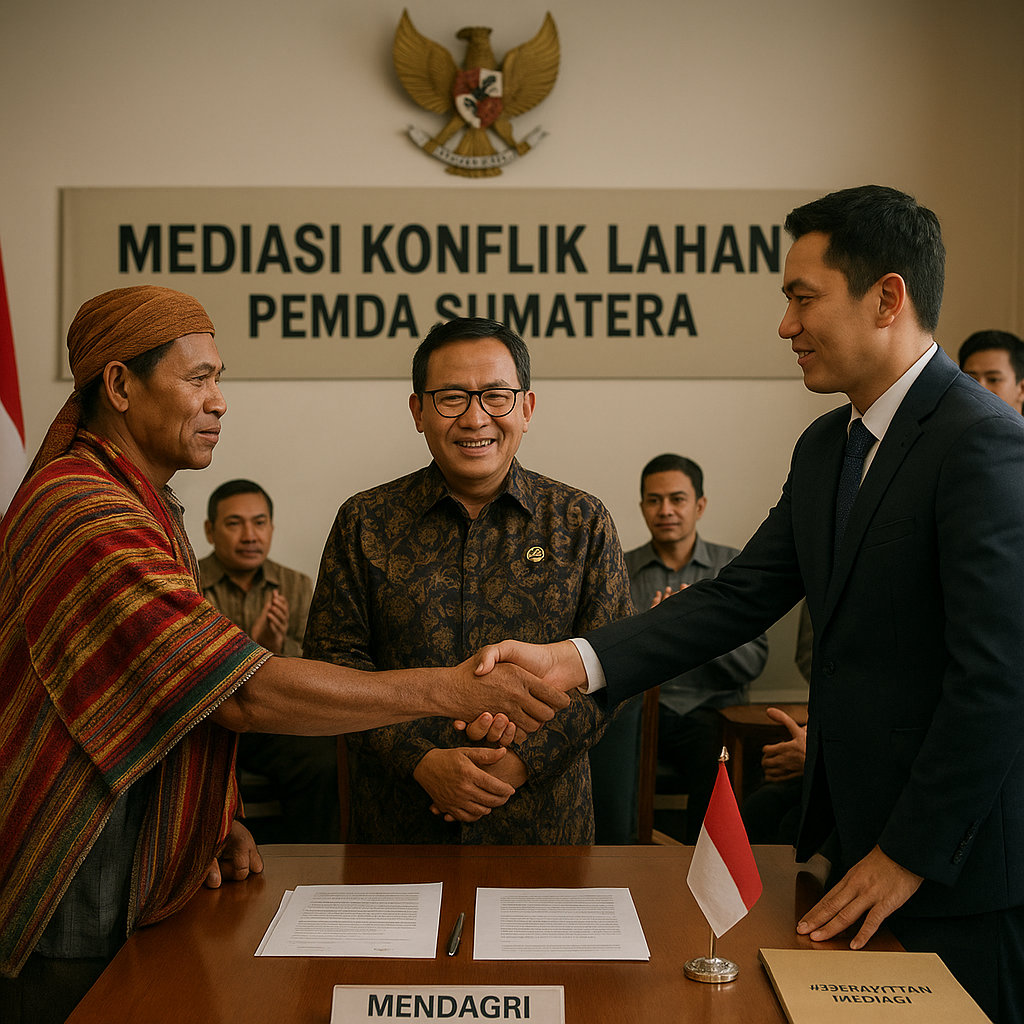 Mendagri Apresiasi Inisiatif Pemda Mediasi Konflik Lahan di Sumatera