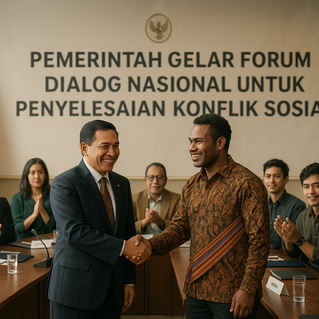 Pemerintah Gelar Forum Dialog Nasional untuk Penyelesaian Konflik Sosial